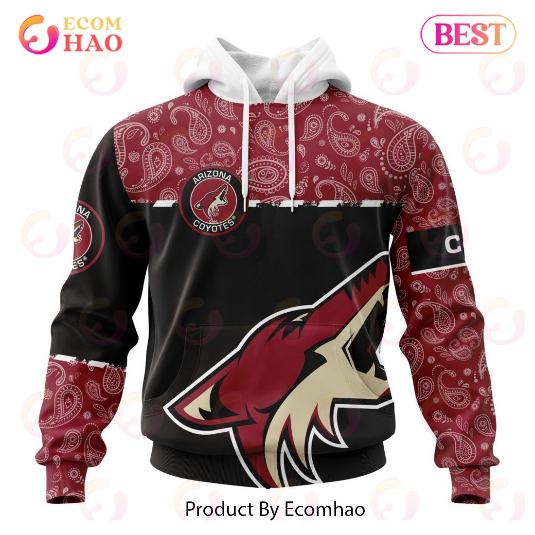 NHL Calgary Flames Specialized Jersey Hockey With Paisley 3D Hoodie