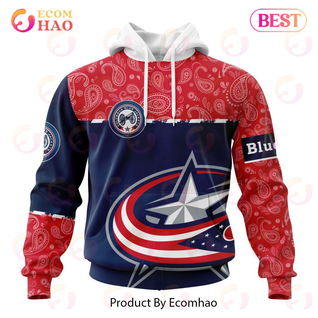 NHL Calgary Flames Specialized Jersey Hockey With Paisley 3D Hoodie