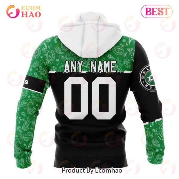 NHL Dallas Stars Specialized Jersey Hockey With Paisley 3D Hoodie