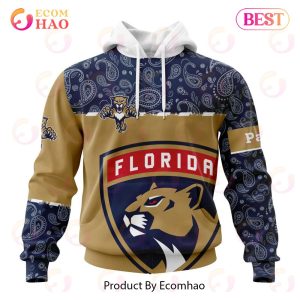 NHL Florida Panthers Specialized Jersey Hockey With Paisley 3D Hoodie