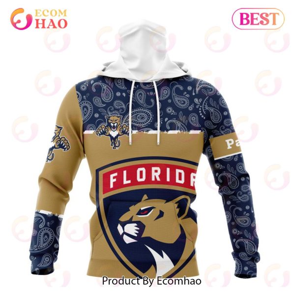 NHL Florida Panthers Specialized Jersey Hockey With Paisley 3D Hoodie