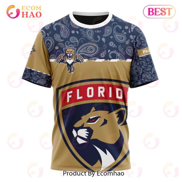 NHL Florida Panthers Specialized Jersey Hockey With Paisley 3D Hoodie
