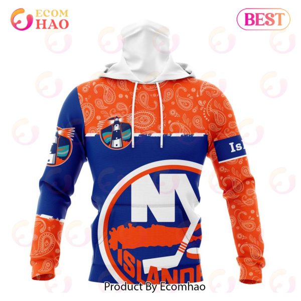 NHL New York Islanders Specialized Jersey Hockey With Paisley 3D Hoodie