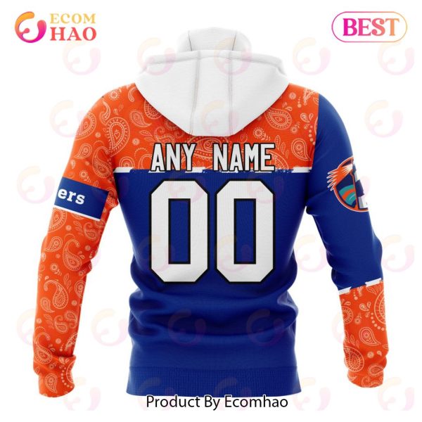 NHL New York Islanders Specialized Jersey Hockey With Paisley 3D Hoodie