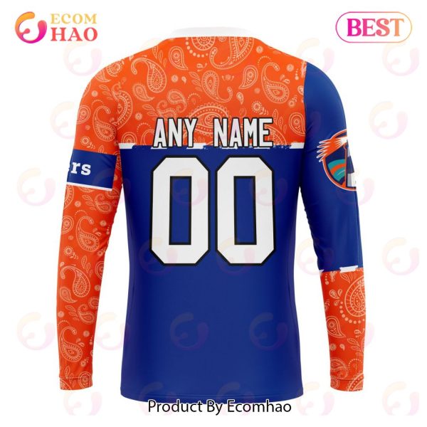 NHL New York Islanders Specialized Jersey Hockey With Paisley 3D Hoodie