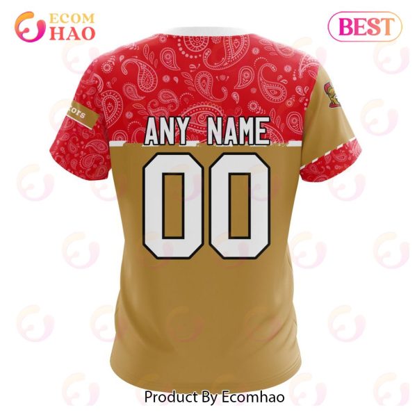NHL Ottawa Senators Specialized Jersey Hockey With Paisley 3D Hoodie