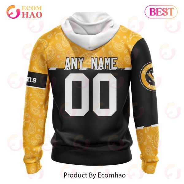 NHL Pittsburgh Penguins Specialized Jersey Hockey With Paisley 3D Hoodie