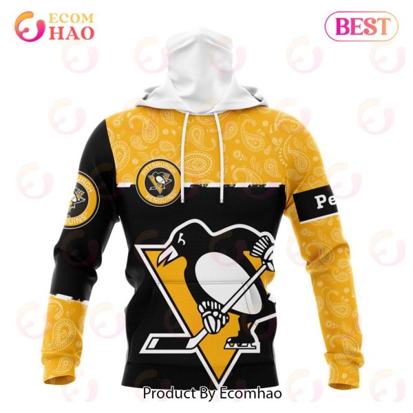 NHL Pittsburgh Penguins Specialized Jersey Hockey With Paisley 3D Hoodie