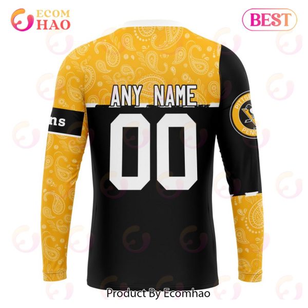 NHL Pittsburgh Penguins Specialized Jersey Hockey With Paisley 3D Hoodie
