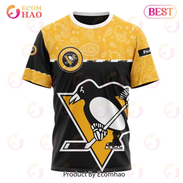 NHL Pittsburgh Penguins Specialized Jersey Hockey With Paisley 3D Hoodie