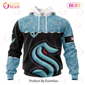 NHL Seattle Kraken Specialized Jersey Hockey With Paisley 3D Hoodie