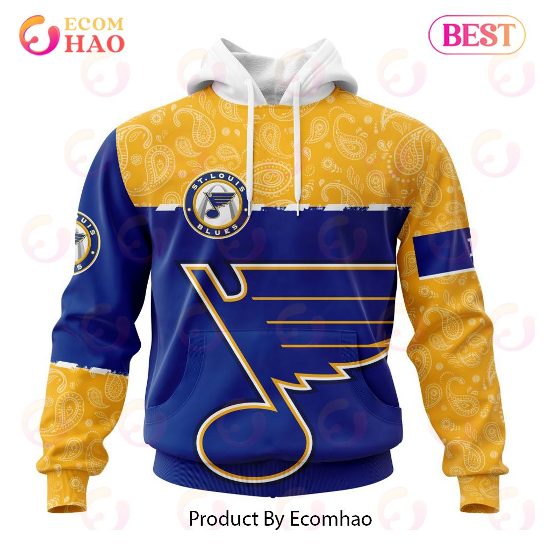 Womens ST Louis Blues Hoodie 3D Special Gucci Gift - Personalized Gifts:  Family, Sports, Occasions, Trending