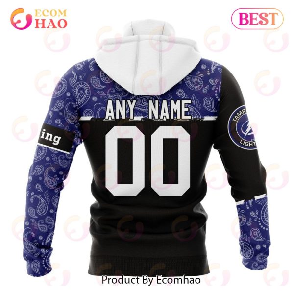 NHL Tampa Bay Lightning Specialized Jersey Hockey With Paisley 3D Hoodie