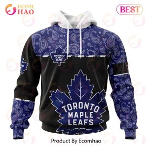 NHL Toronto Maple Leafs Specialized Jersey Hockey With Paisley 3D Hoodie