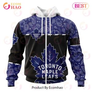 NHL Toronto Maple Leafs Specialized Jersey Hockey With Paisley 3D Hoodie