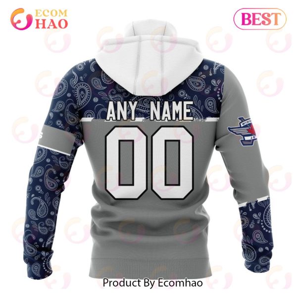 NHL Winnipeg Jets Specialized Jersey Hockey With Paisley 3D Hoodie
