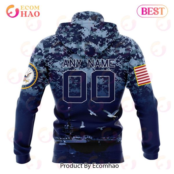 Best NFL Buffalo Bills Honor US Navy Veterans All Over Print Hoodie