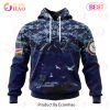 Best NFL Buffalo Bills Honor US Navy Veterans All Over Print Hoodie