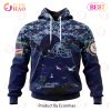 Best NFL Cincinnati Bengals Honor US Navy Veterans All Over Print Hoodie