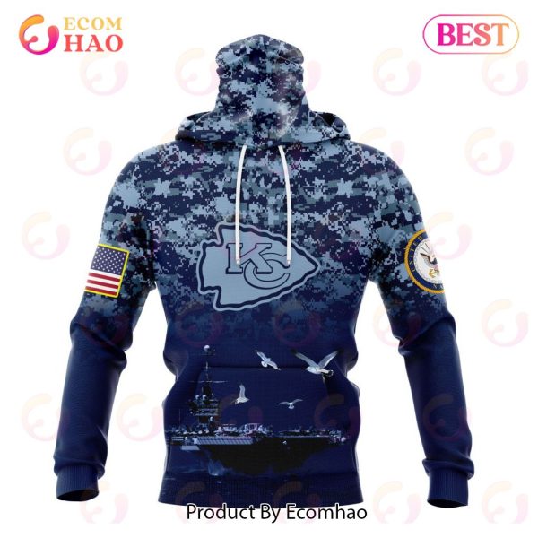 Best NFL Kansas City Chiefs Honor US Navy Veterans All Over Print Hoodie