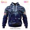 Best NFL New England Patriots Honor US Navy Veterans All Over Print Hoodie