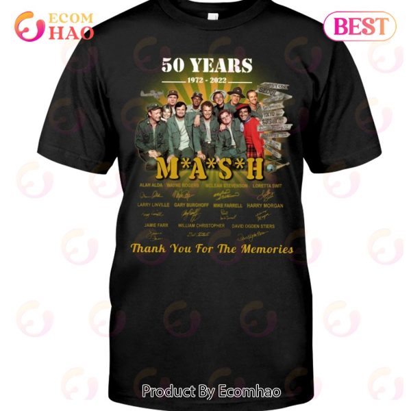50 Years 1972 – 2022 Mash Thank You For The Memories T-Shirt