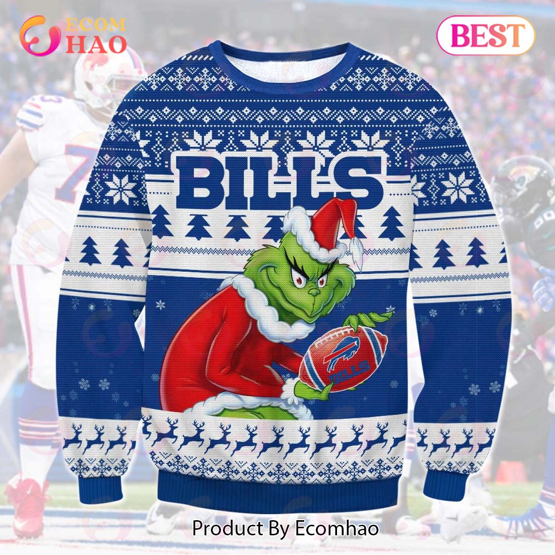 NHL Los Angeles Kings The Grinch Christmas Ugly Sweater • Kybershop