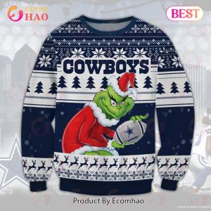 Dallas Cowboys Grinch Ugly Sweater