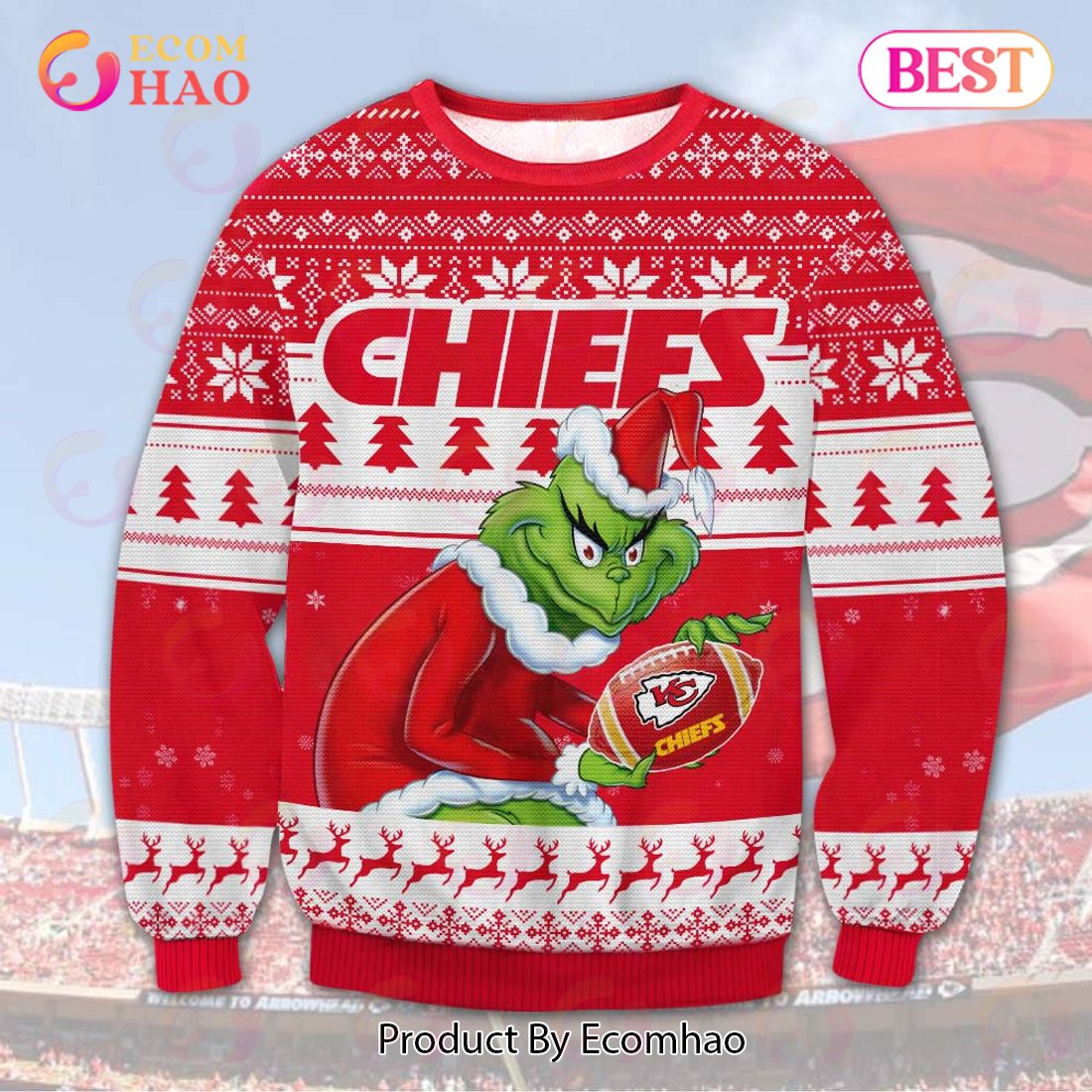 Buffalo Bills Grinch Ugly Sweater