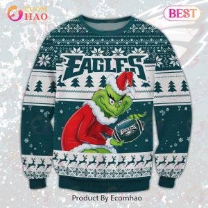 Philadelphia Eagles Grinch Ugly Sweater