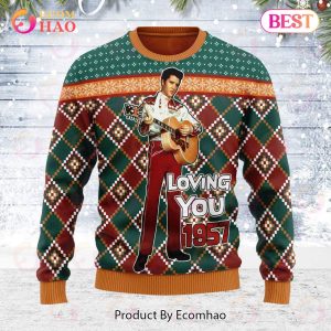 Elvis Presley ‘Loving You’ 1957 Christmas Ugly Sweatshirt