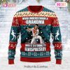 Gearhomie Who is Listening to Elvis Presley Christmas Ugly Sweater