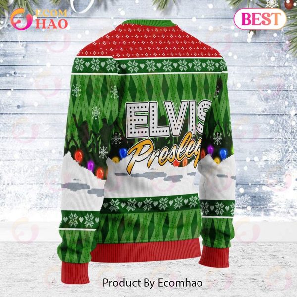 Only the Best Grandmas Listen to Elvis Presley Christmas Ugly Sweatshirt