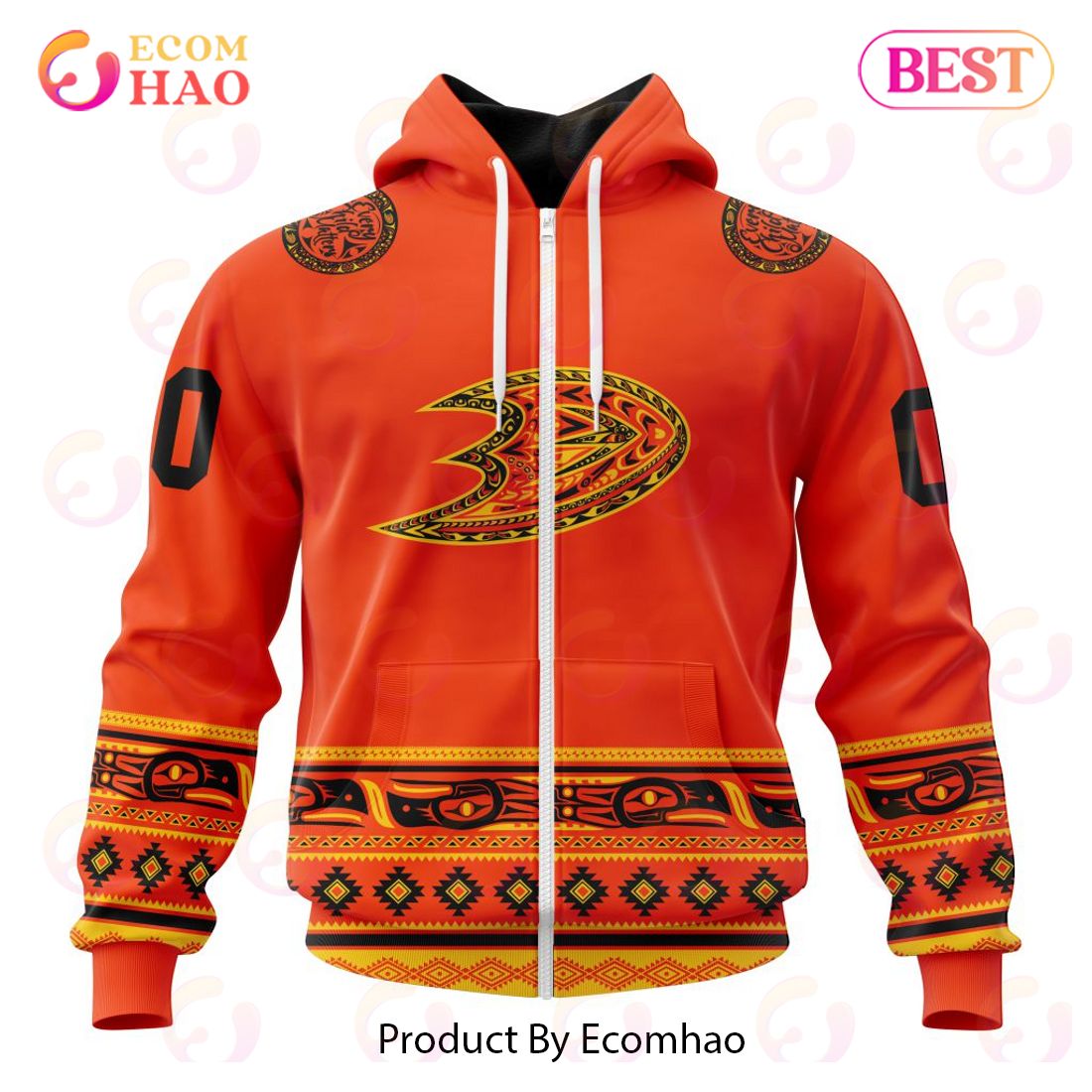 NHL Anaheim Ducks Specialized National Day For Truth And Reconciliation 3D Hoodie