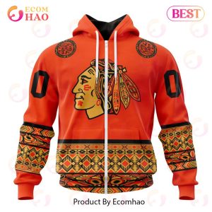 NHL Chicago BlackHawks Specialized National Day For Truth And Reconciliation 3D Hoodie