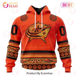 NHL Columbus Blue Jackets Specialized National Day For Truth And Reconciliation 3D Hoodie
