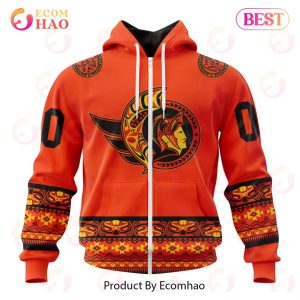 NHL Ottawa Senators Specialized National Day For Truth And Reconciliation 3D Hoodie