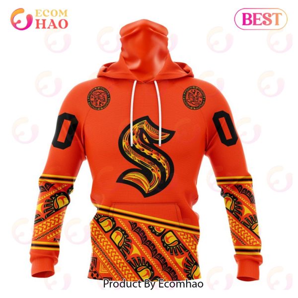 NHL Seattle Kraken Specialized National Day For Truth And Reconciliation 3D Hoodie