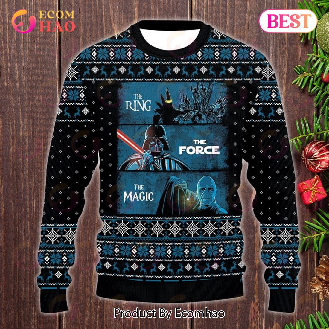 Stranger Things Eddie Christmas SWEATSHIRT