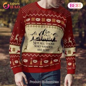 Not All Those Who Wander Are Lost Ugly Christmas Sweatshirt
