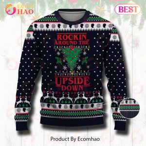 Rocking Around The Upside Down Stranger Things Ugly Christmas SWEATSHIRT