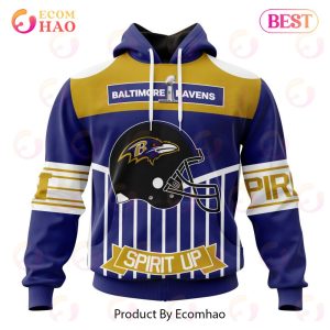 NFL Baltimore Ravens Specialized Design With Art 3D Hoodie