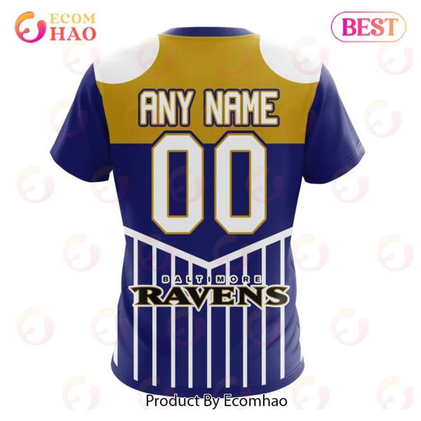 NFL Baltimore Ravens Specialized Design With Art 3D Hoodie