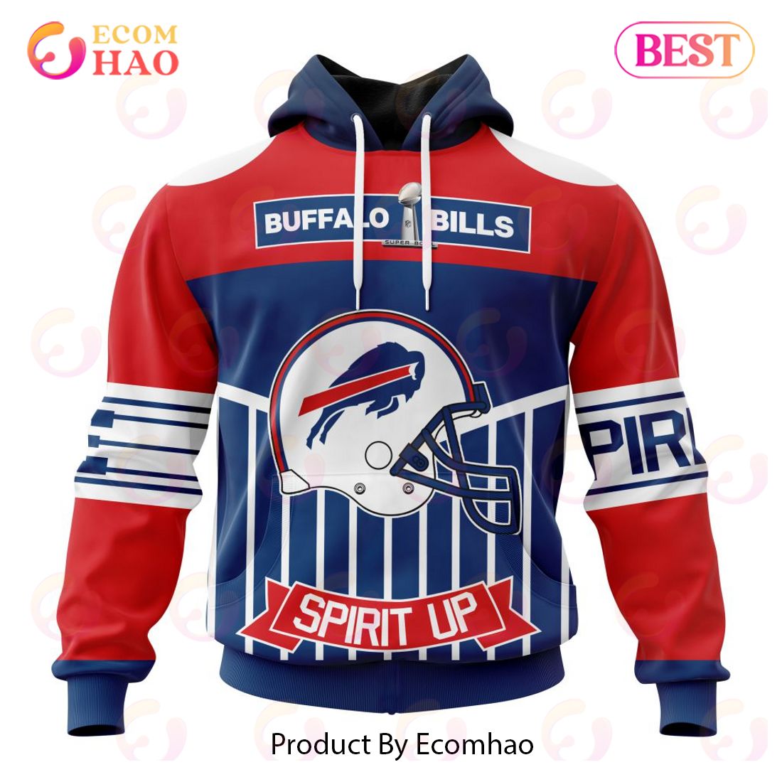 BEST NFL Buffalo Bills Salute To Service - Honor Veterans And Their  Families 3D Hoodie