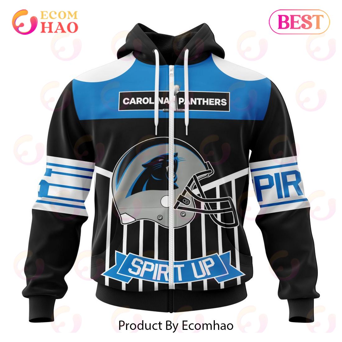 NFL Carolina Panthers Specialized Design With Art 3D Hoodie