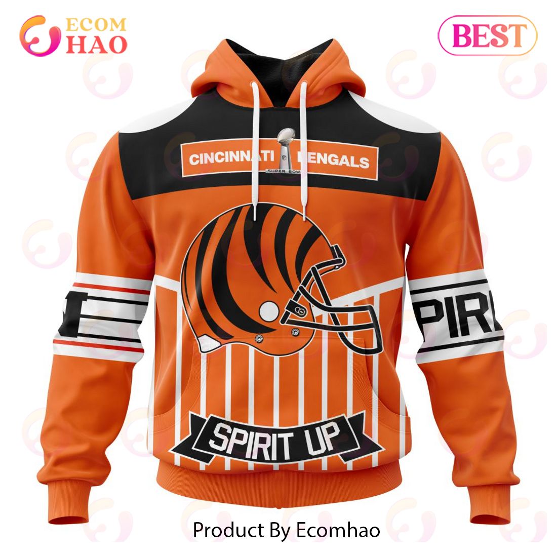 NFL Cincinnati Bengals Specialized Design With Art 3D Hoodie