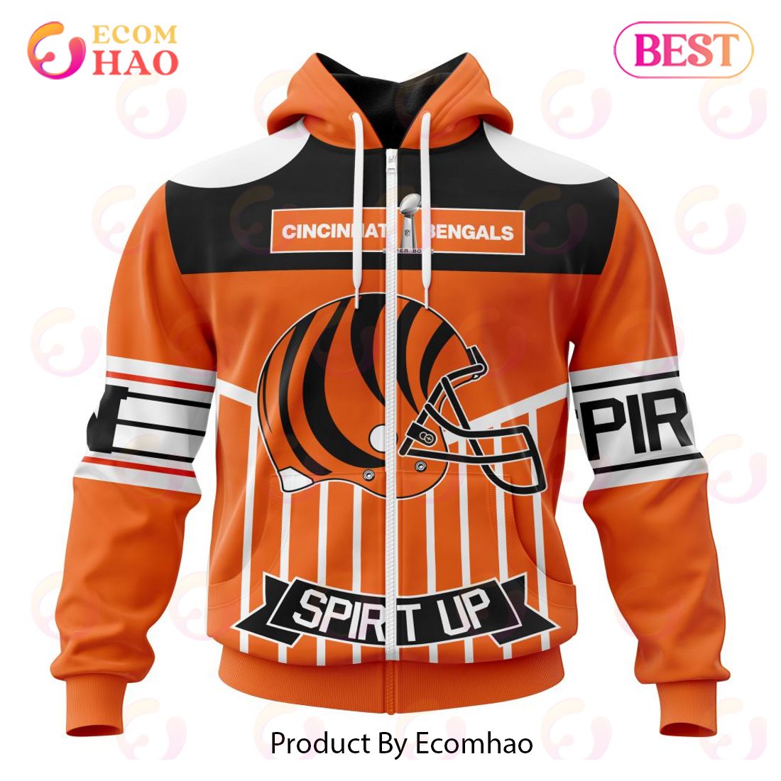 NFL Cincinnati Bengals Specialized Design With Art 3D Hoodie