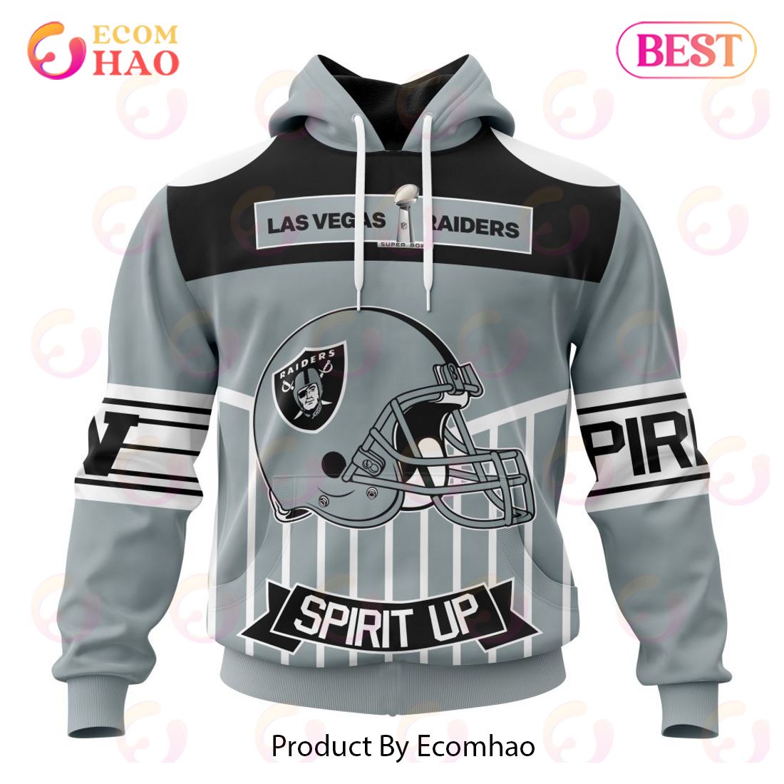 NFL Las Vegas Raiders Specialized Design With Art 3D Hoodie