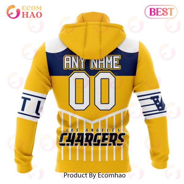NFL Los Angeles Chargers Specialized Design With Art 3D Hoodie