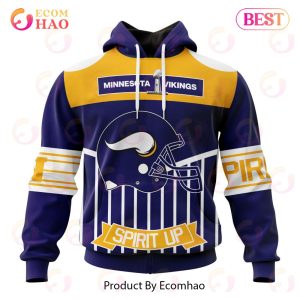 NFL Minnesota Vikings Specialized Design With Art 3D Hoodie